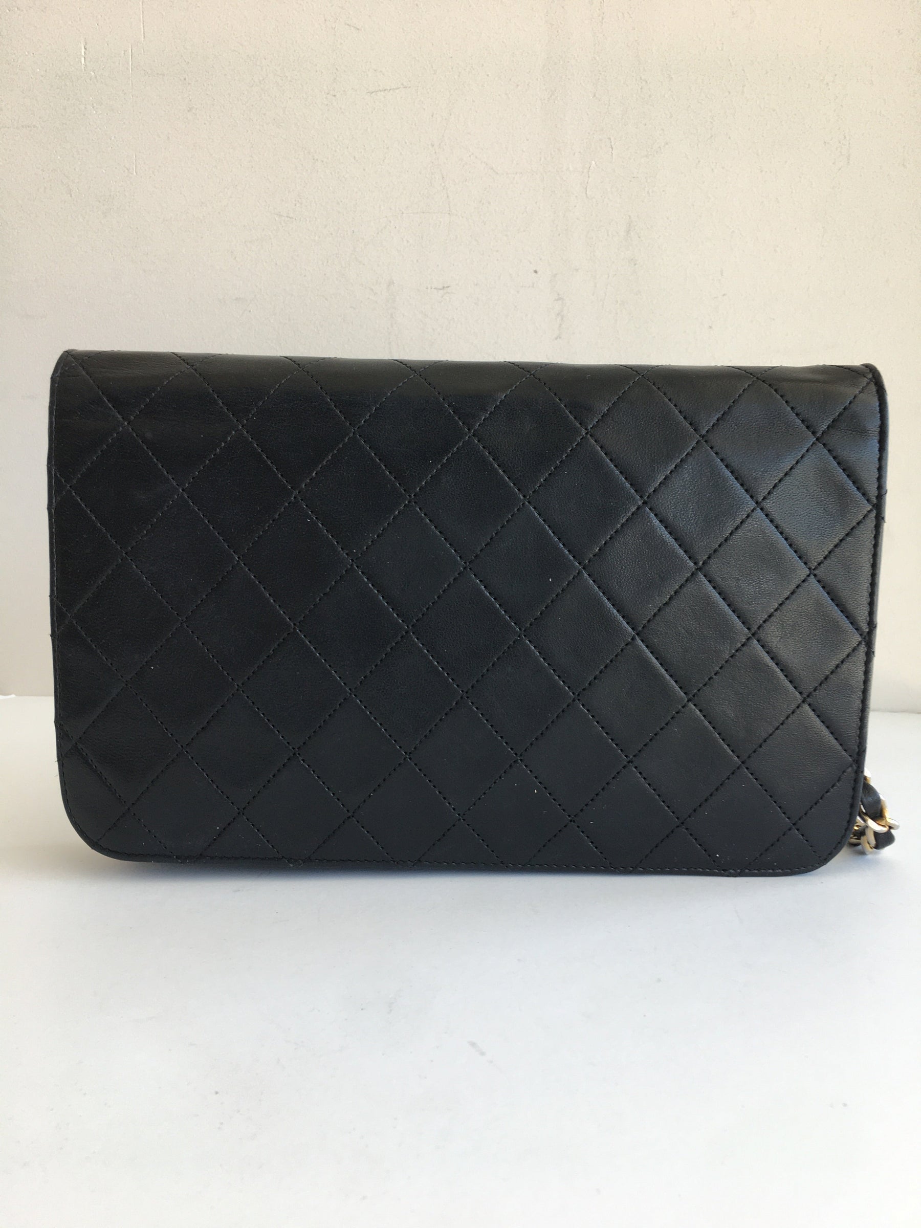 Chanel Quilted Lambskin Leather Single-Flap Bag Back