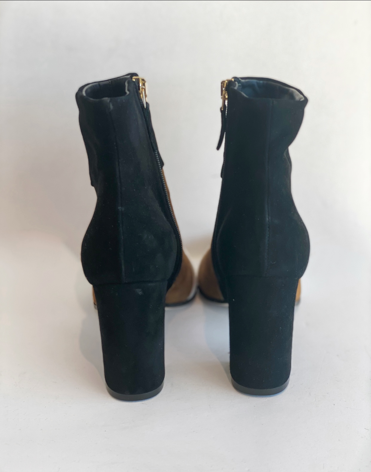 Dee Keller Multi Color Block Heel Booties