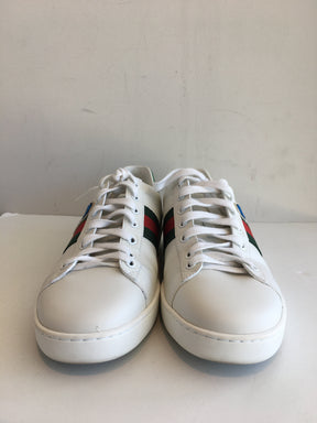 Disney x Gucci Donald Duck Ace Leather Sneakers Front
