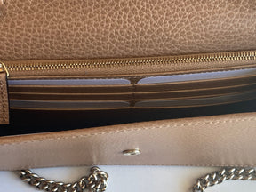 Gucci Dollar Interlocking GG Wallet On Chain Bag  Interior