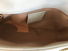 Gucci GG Marmont Matelassé Leather Super Mini Bag Interior