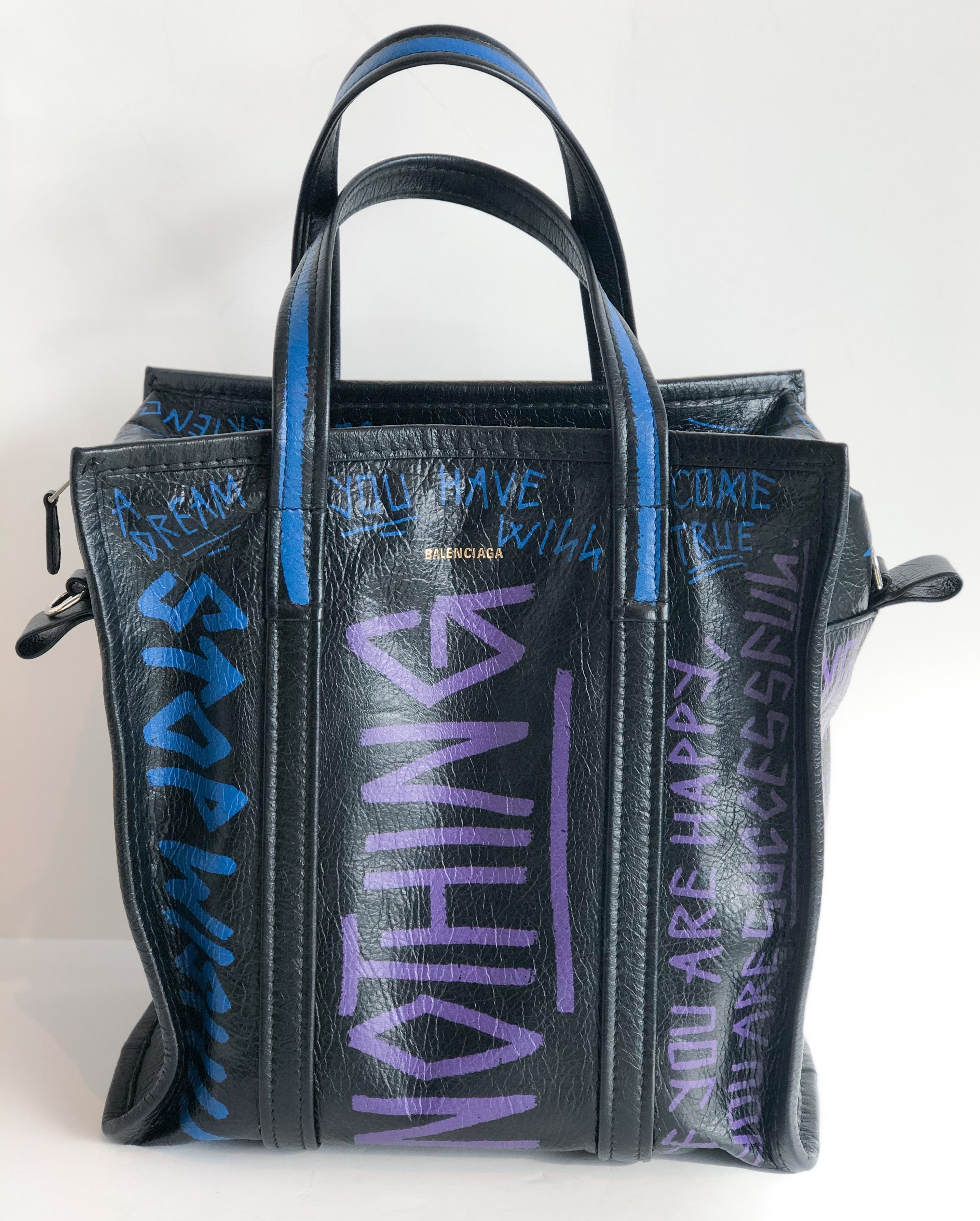 ☆【BALENCIAGA】☆Medium East West Graffiti Shopper Bag☆ Balenciaga Bazar Graffiti XS Shopping Tote | eBay