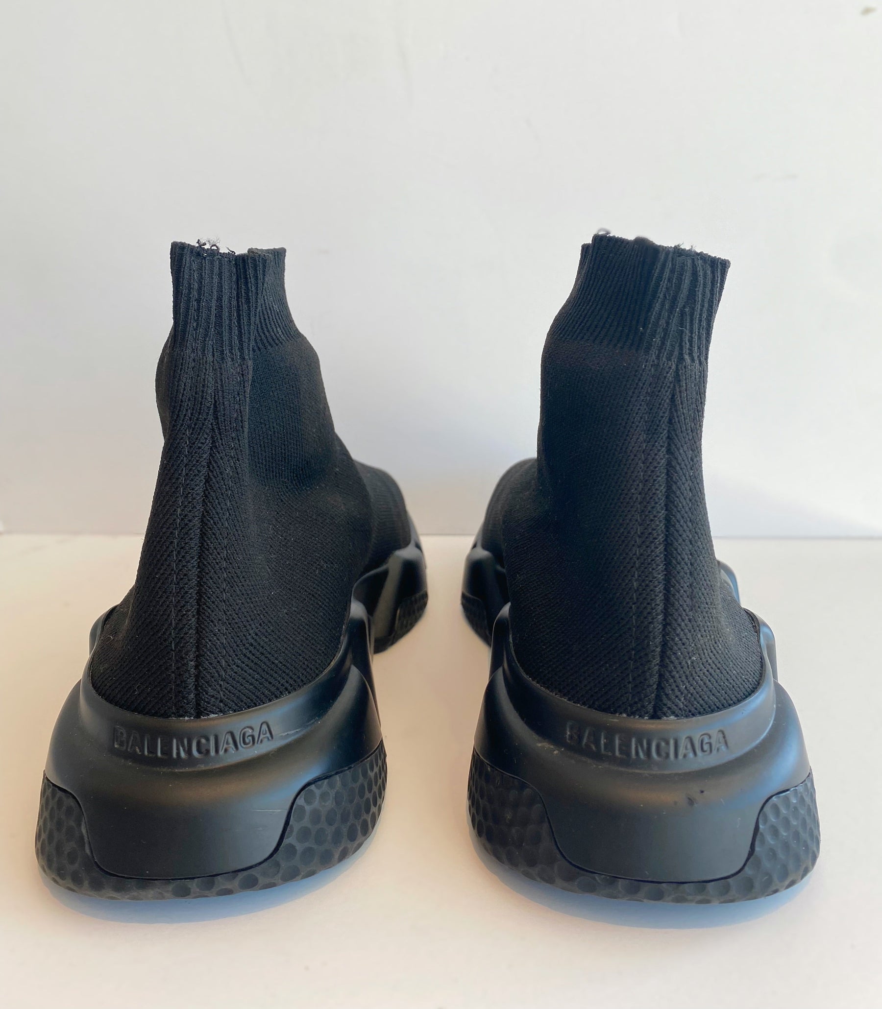 Real Vs Fake Balenciaga Shoes Fausse Speed Trainer New/Never Worn