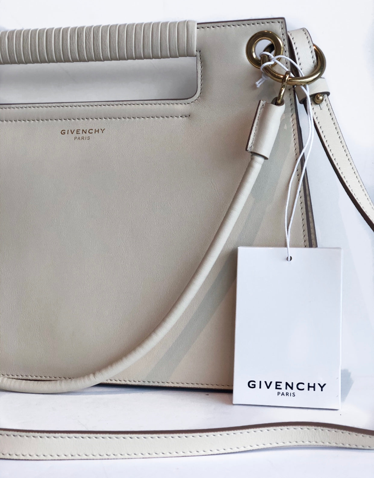 Givenchy Medium Whip Shoulder Bag White