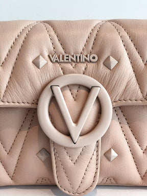 Valentino by Mario Valentino Poisson Studded Quilted Leather Crossbody