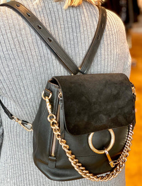 chloe faye backpack mini Chloe Mini Faye Backpack