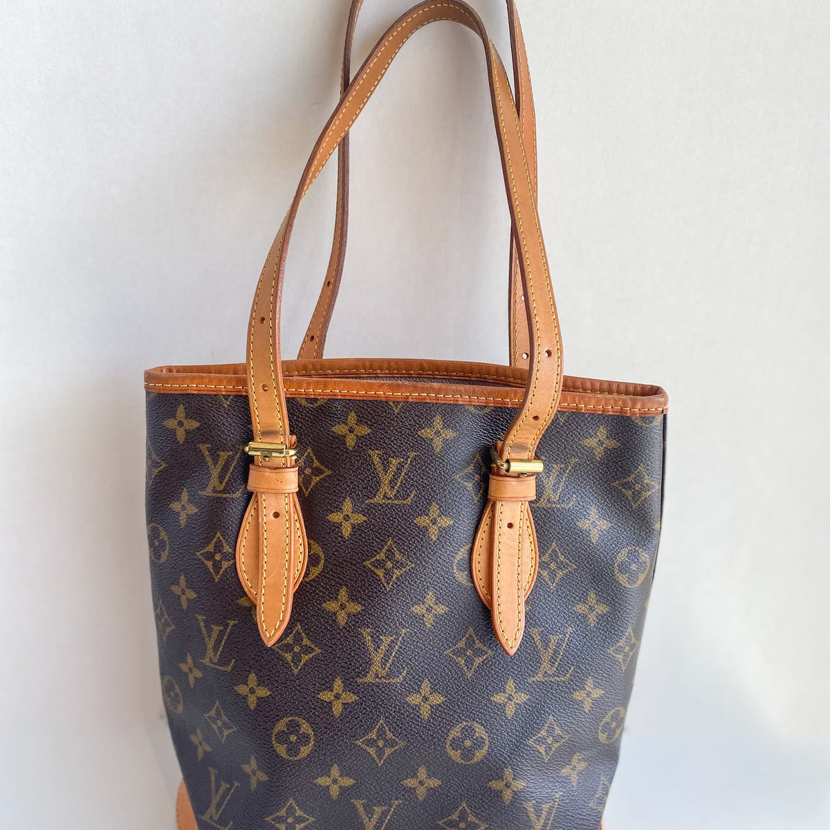 Louis Vuitton Fusain Monogram Idylle Petit Bucket Bag w