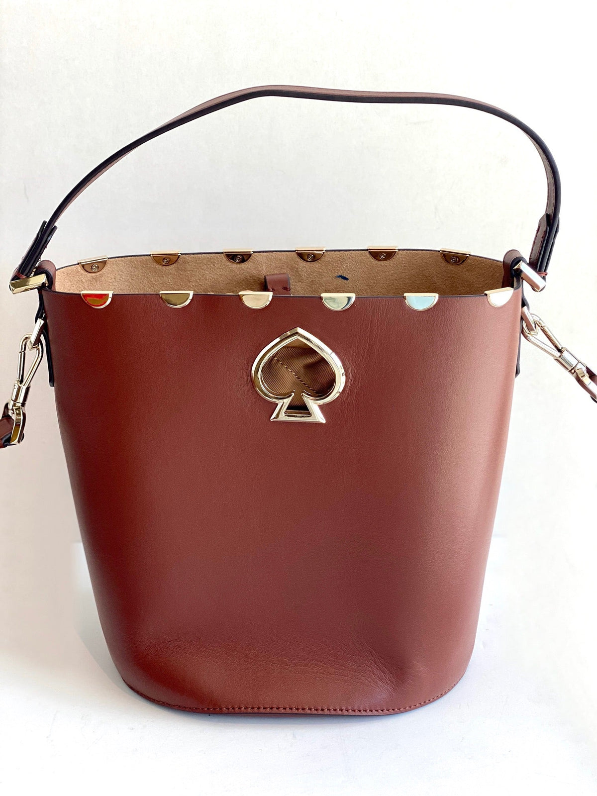 kate spade new york leather bucket bag