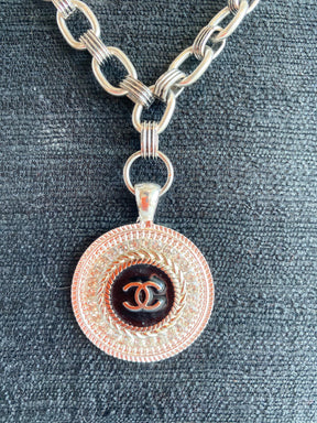 Designer Button Necklace