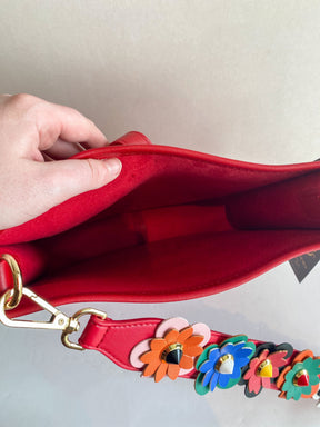 Corbyn Colorful Flower Strap Messenger Bag
