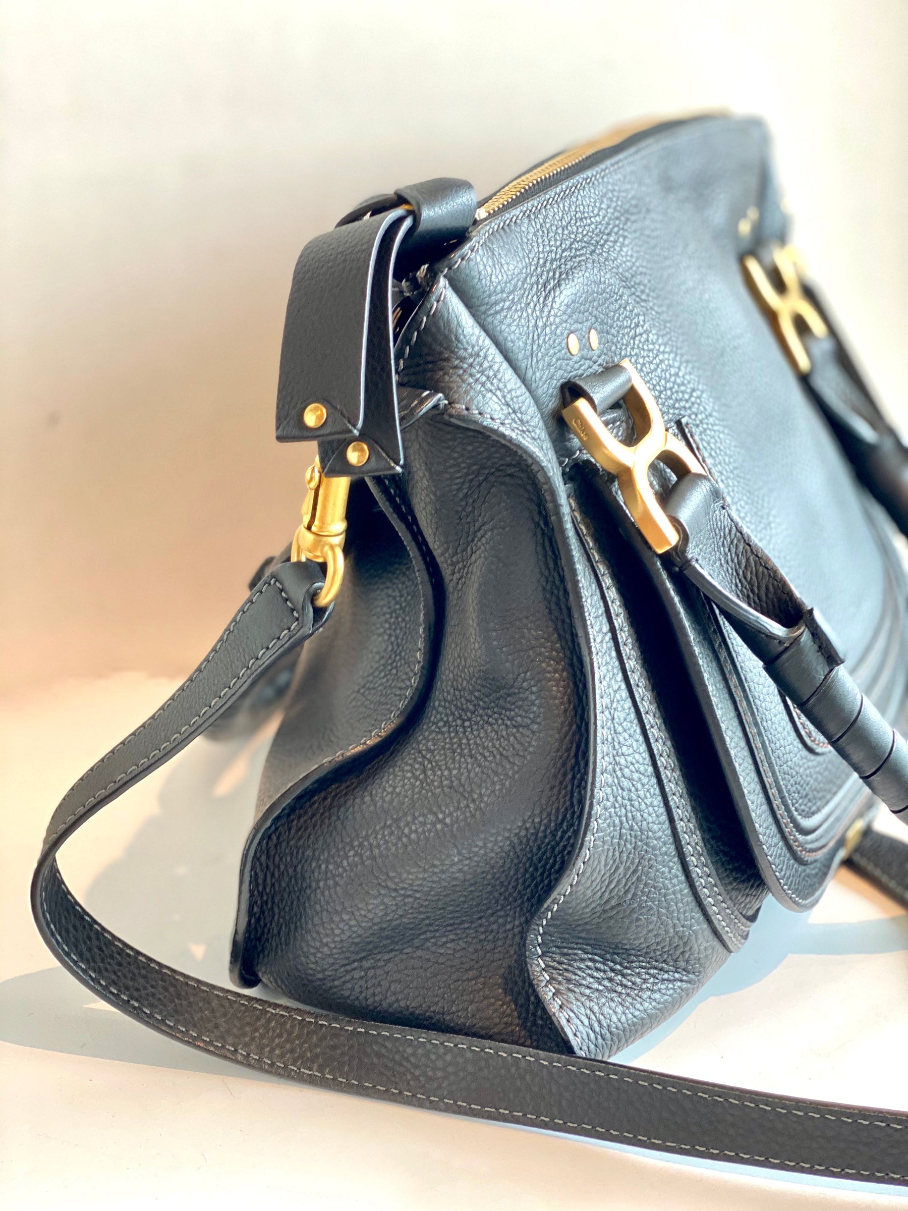 side black chloe purse