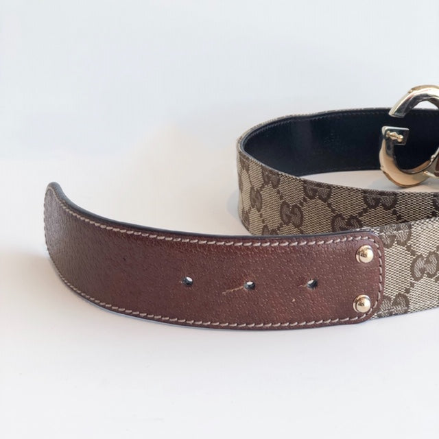 Gucci Belt Limited Edition Bamboo Gold Buckle 