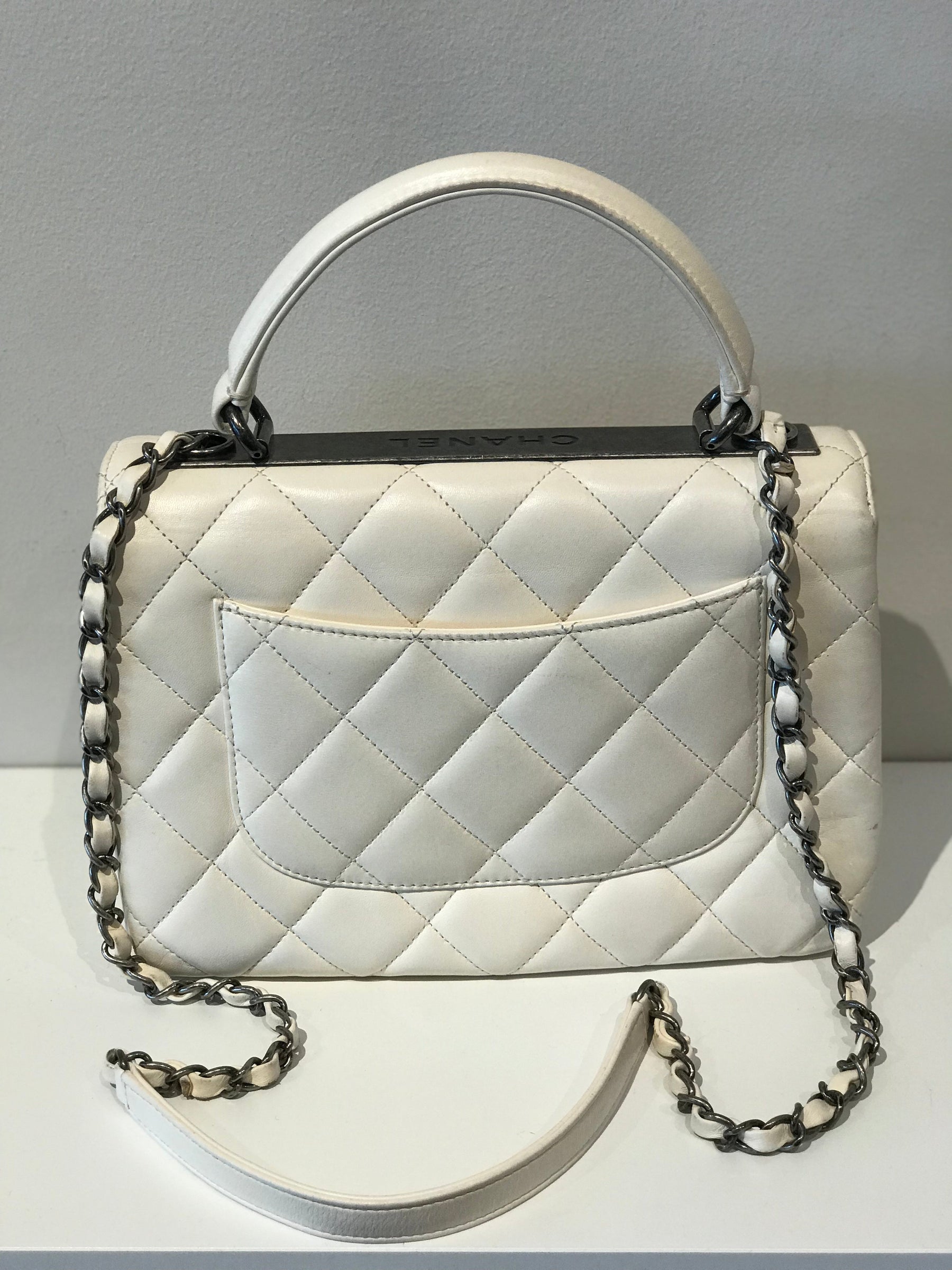 Chanel Flap Bag with Top Handle