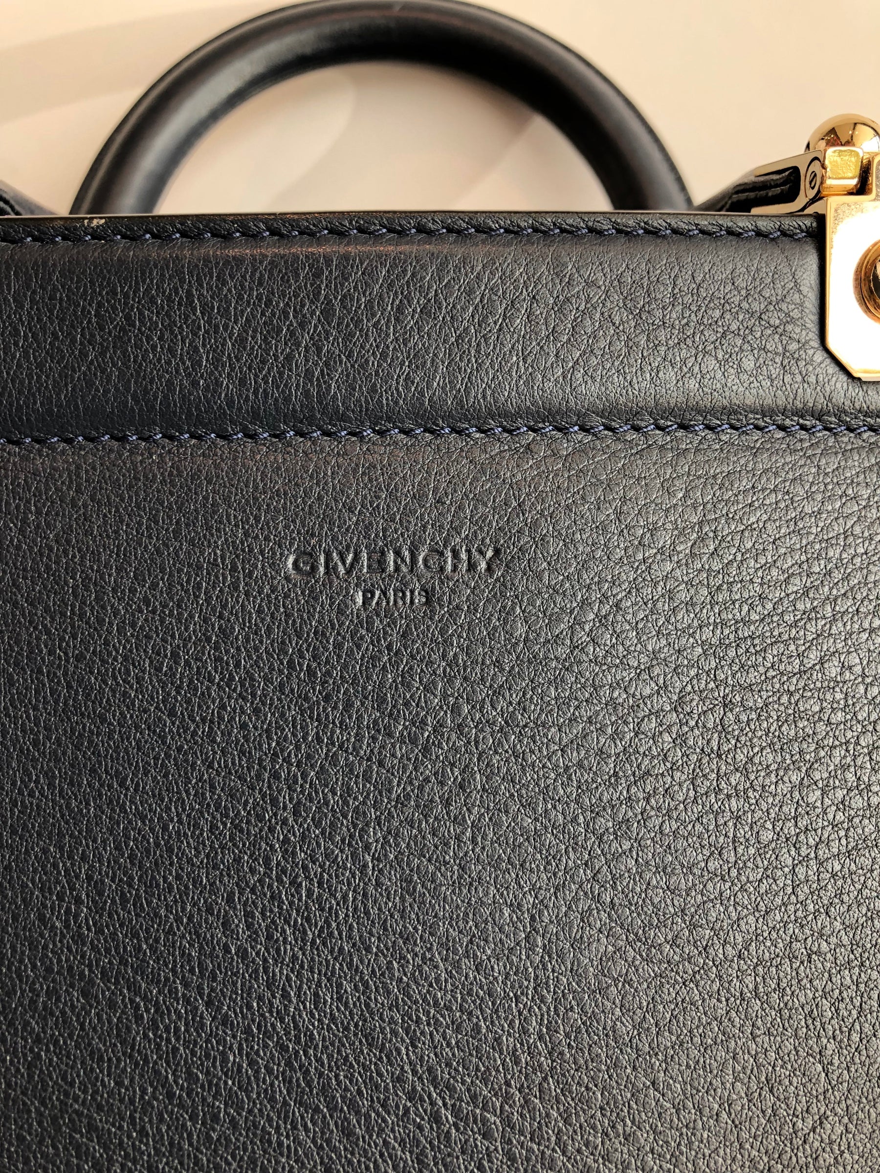 Givenchy HDG Top Handle Leather Tote Bag