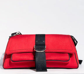 Christian Dior Satin Special Edition Evening Bag Red
