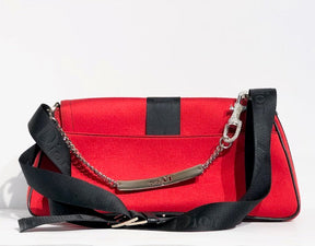 Christian Dior Satin Special Edition Evening Bag Red