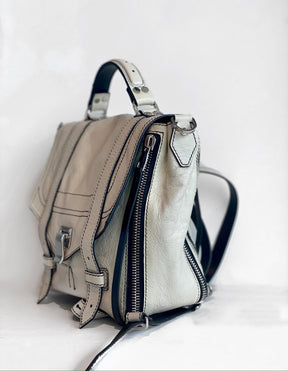 Proenza Schouler PS1+ Backpack White Leather Side of Bag