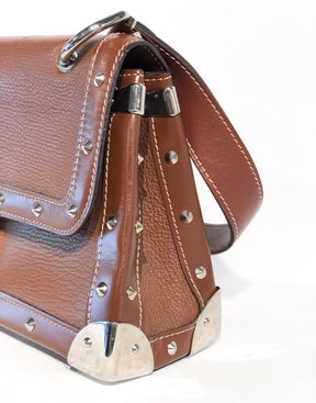 Louis Vuitton Le Talenteaux Bag Brown Leather Side of Bag