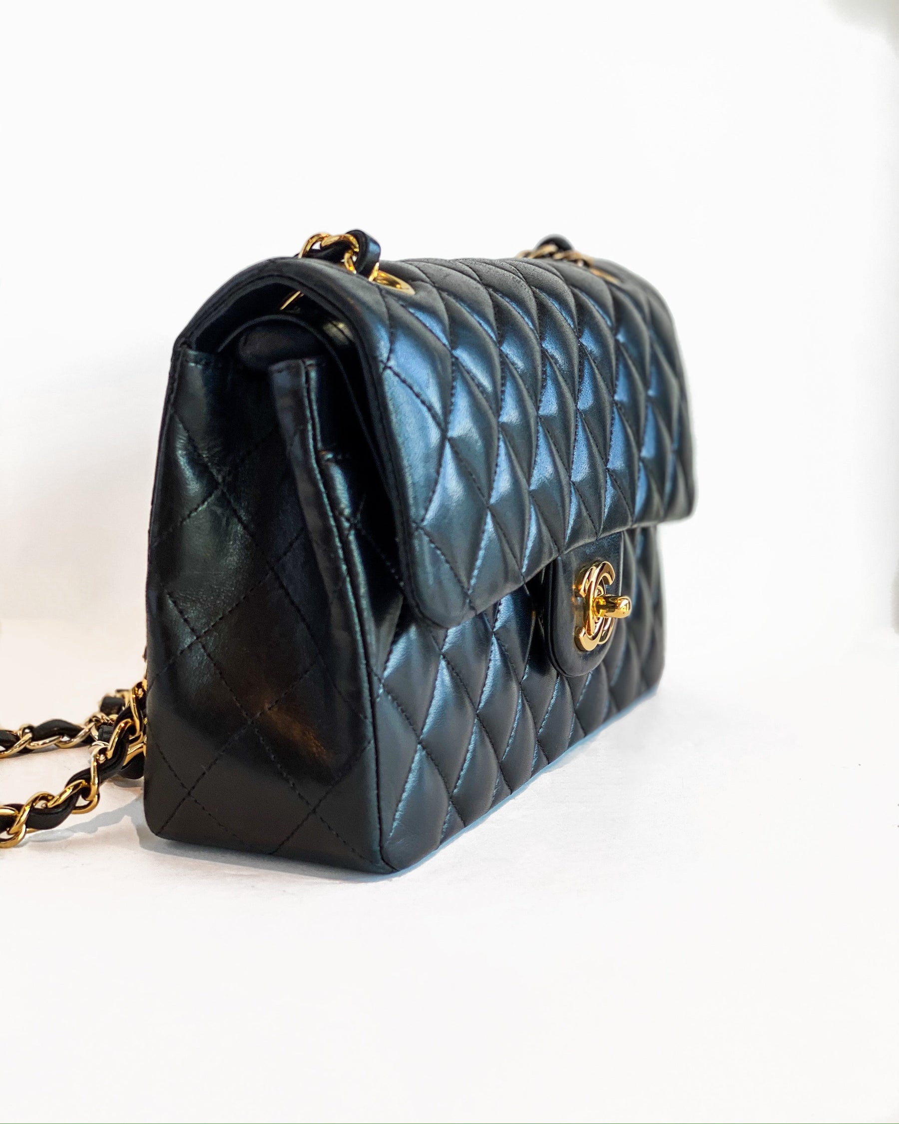 Chanel Quilted Lambskin Double Flap Bag