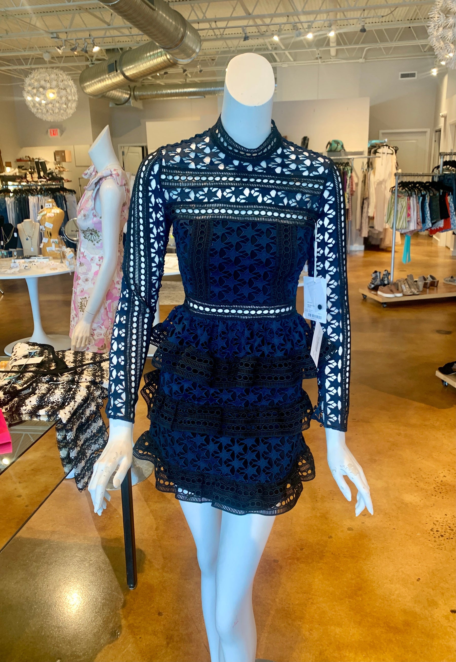 Self Portrait Star Lace Dress Self Portrait Star Lace Dress