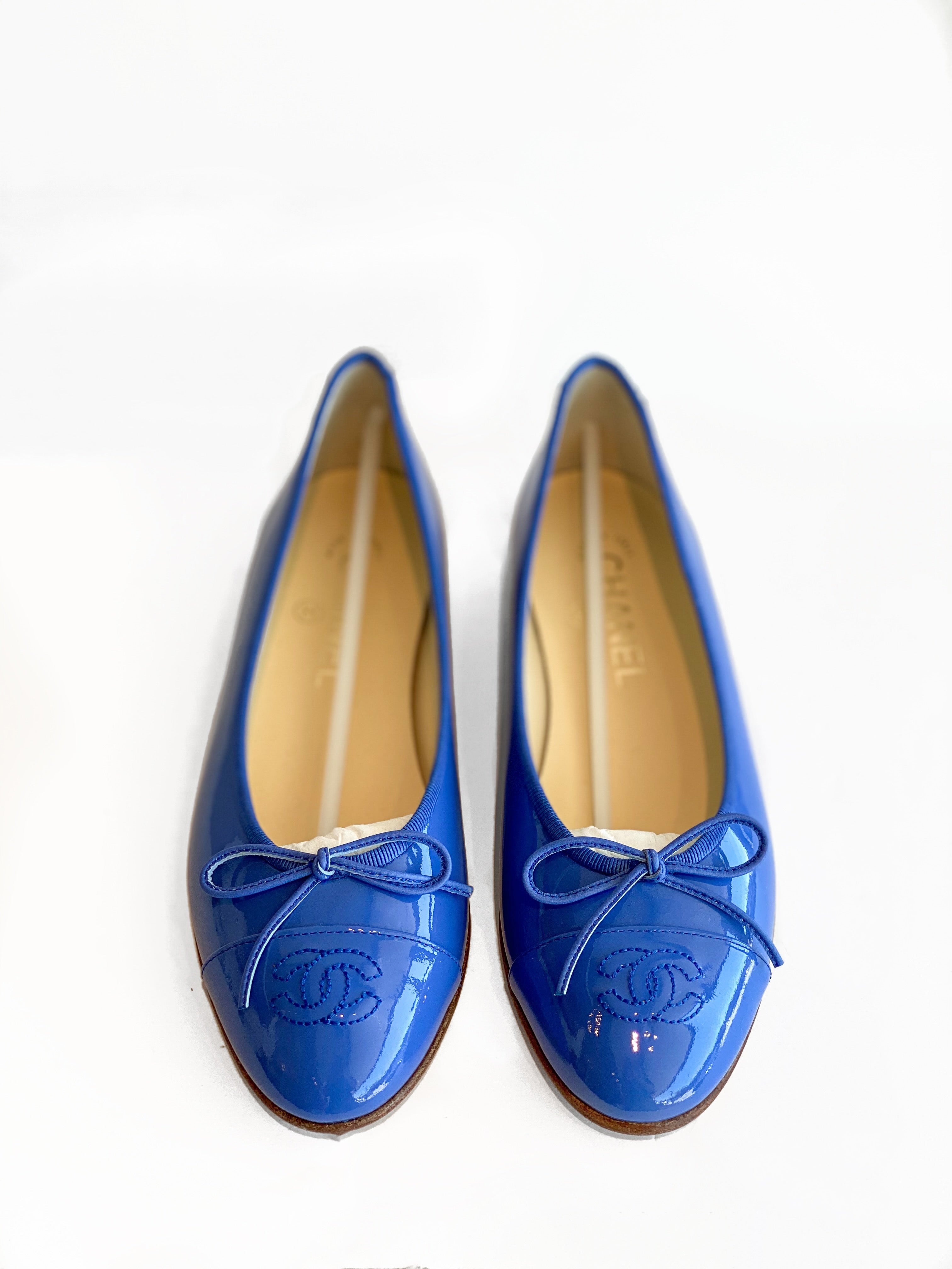 Chanel Patent Ballet Flats - Dress Raleigh Consignment