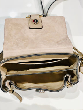chloe faye mini backpack grey Chloe Mini Faye Day Shoulder Bag