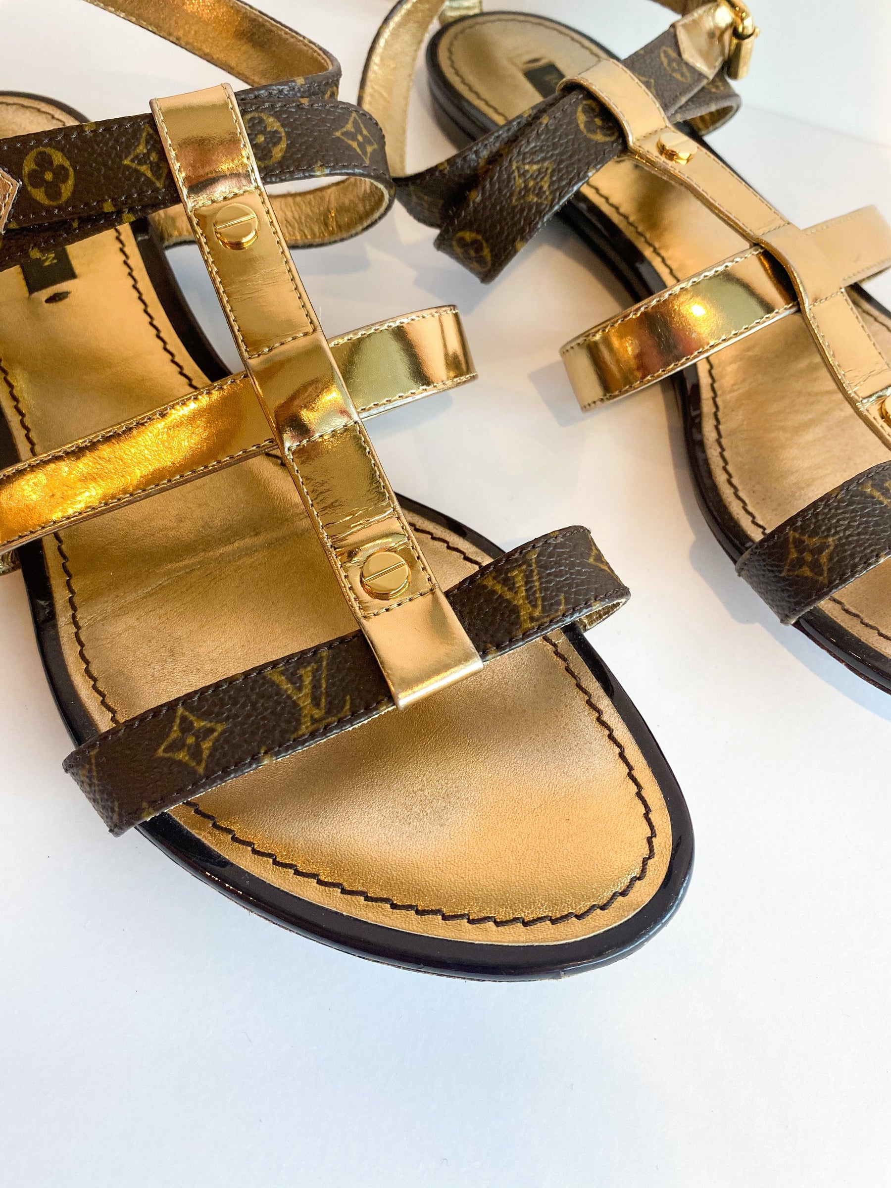 Louis Vuitton Gladiator Sandals Monogram
