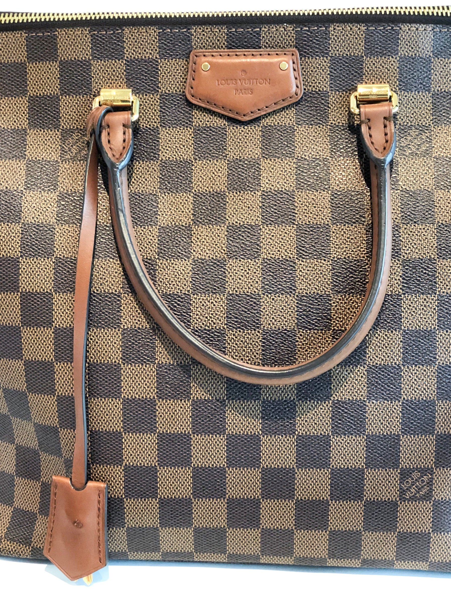 Belmont Damier Ebene – Keeks Designer Handbags