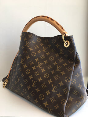 Louis Vuitton Artsy MM Monogram Tote Side