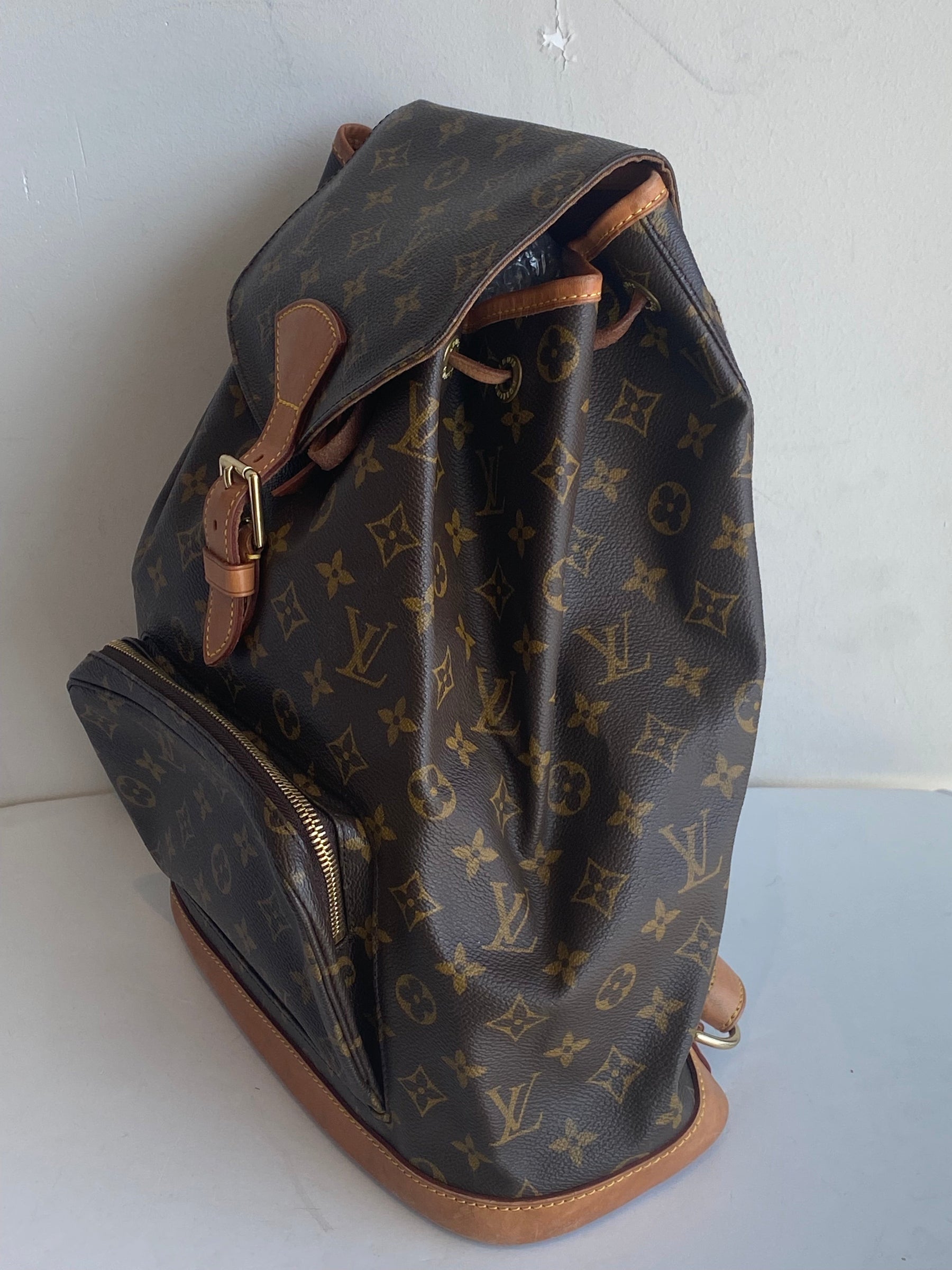 authentic louis vuitton monogram montsouris gm backpack Louis Vuitton Monogram Montsouris GM Backpack