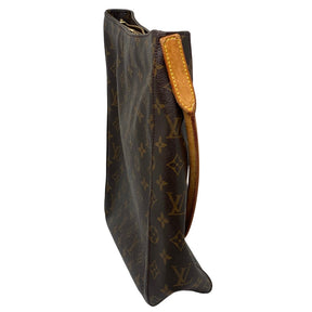Louis Vuitton Looping GM Classic Monogram Side Leather Handle
