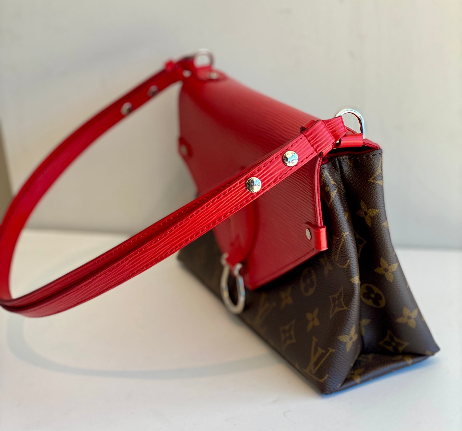 Louis Vuitton St Michel Monogram Handbag - dress. Raleigh