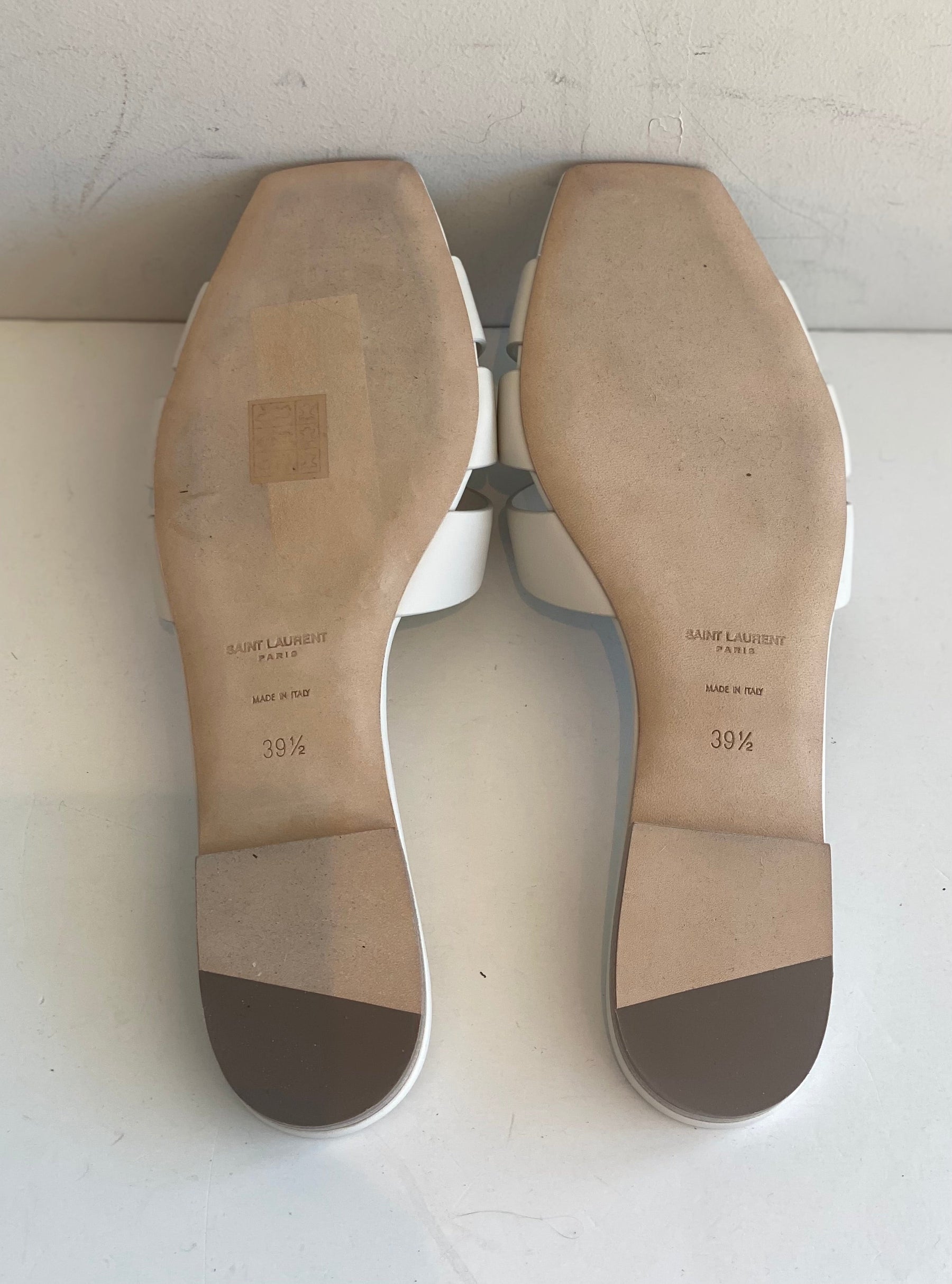 Saint Laurent Tribute Flat Mule Sandals