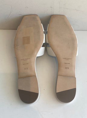 Saint Laurent Tribute Flat Mule Sandals