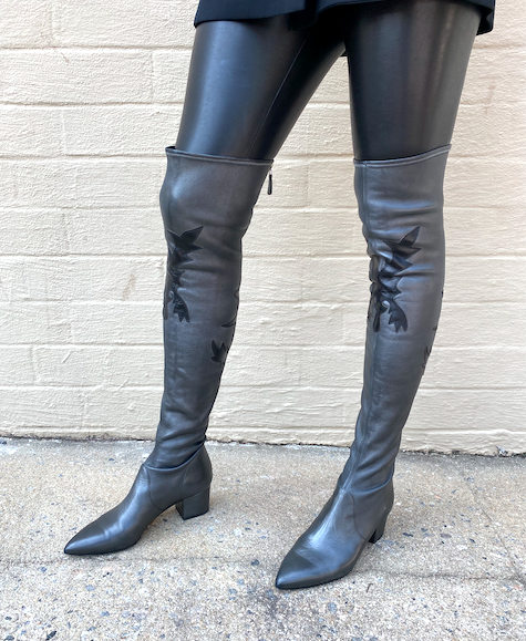 Chanel Over the Knee Boots  Designer Handbag Consignment Boutique Raleigh  NC