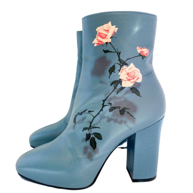 Dries Van Noten Floral Boots