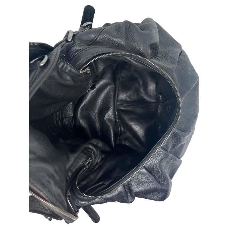 Gucci Black Leather Hobo Bag