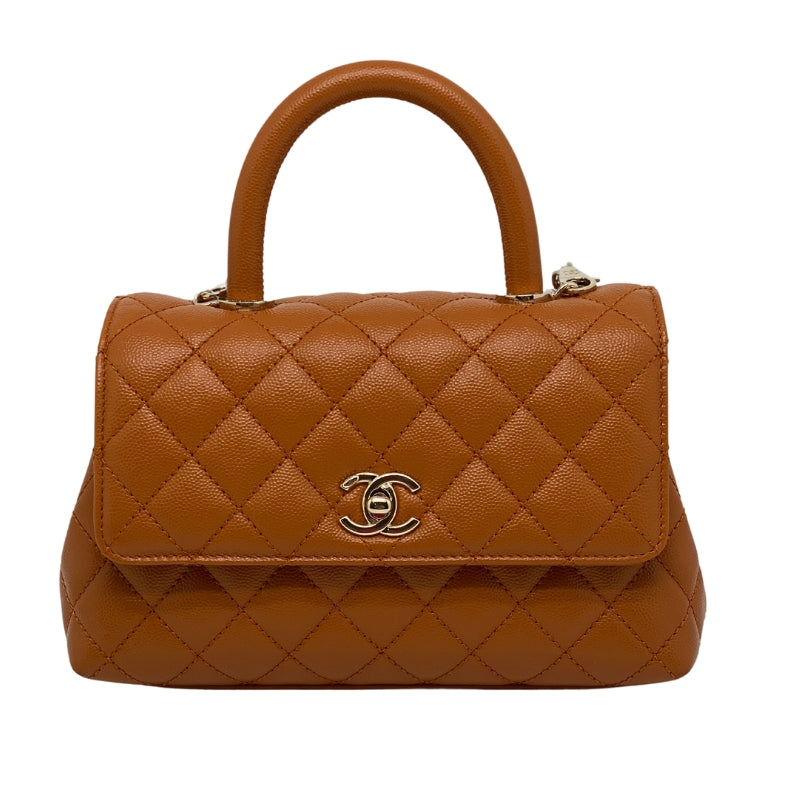 Chanel Coco Top Handle Bag front