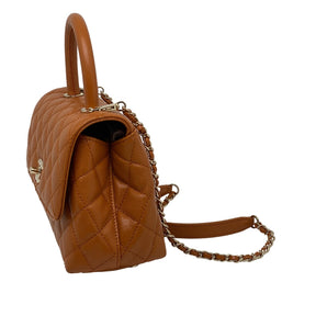 Chanel Coco Top Handle Bag side