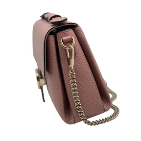 Gucci Dollar Interlocking G Shoulder Bag Blush Pink Side