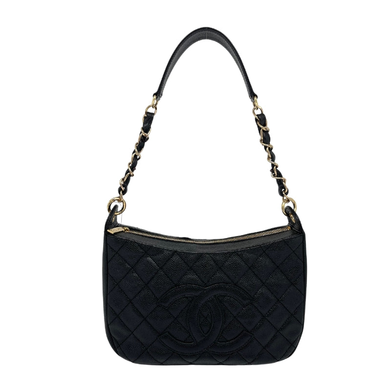 Chanel Caviar Quilted Timeless CC Shoulder Bag front