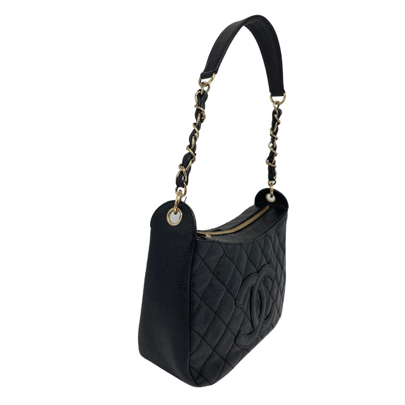 Chanel Caviar Quilted Timeless CC Shoulder Bag side