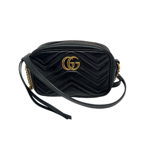 Gucci GG Mini Marmont Matelasse Camera Bag Front