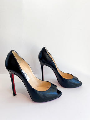 Christian Louboutin New Very Prive Black Leather