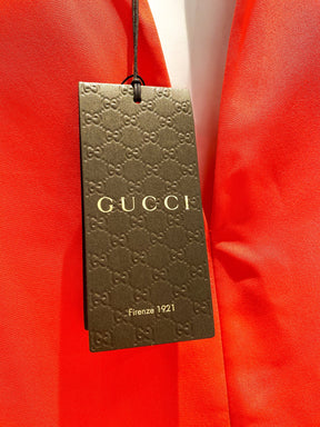 Gucci Cape Sleeve Dress Coral Original Tags