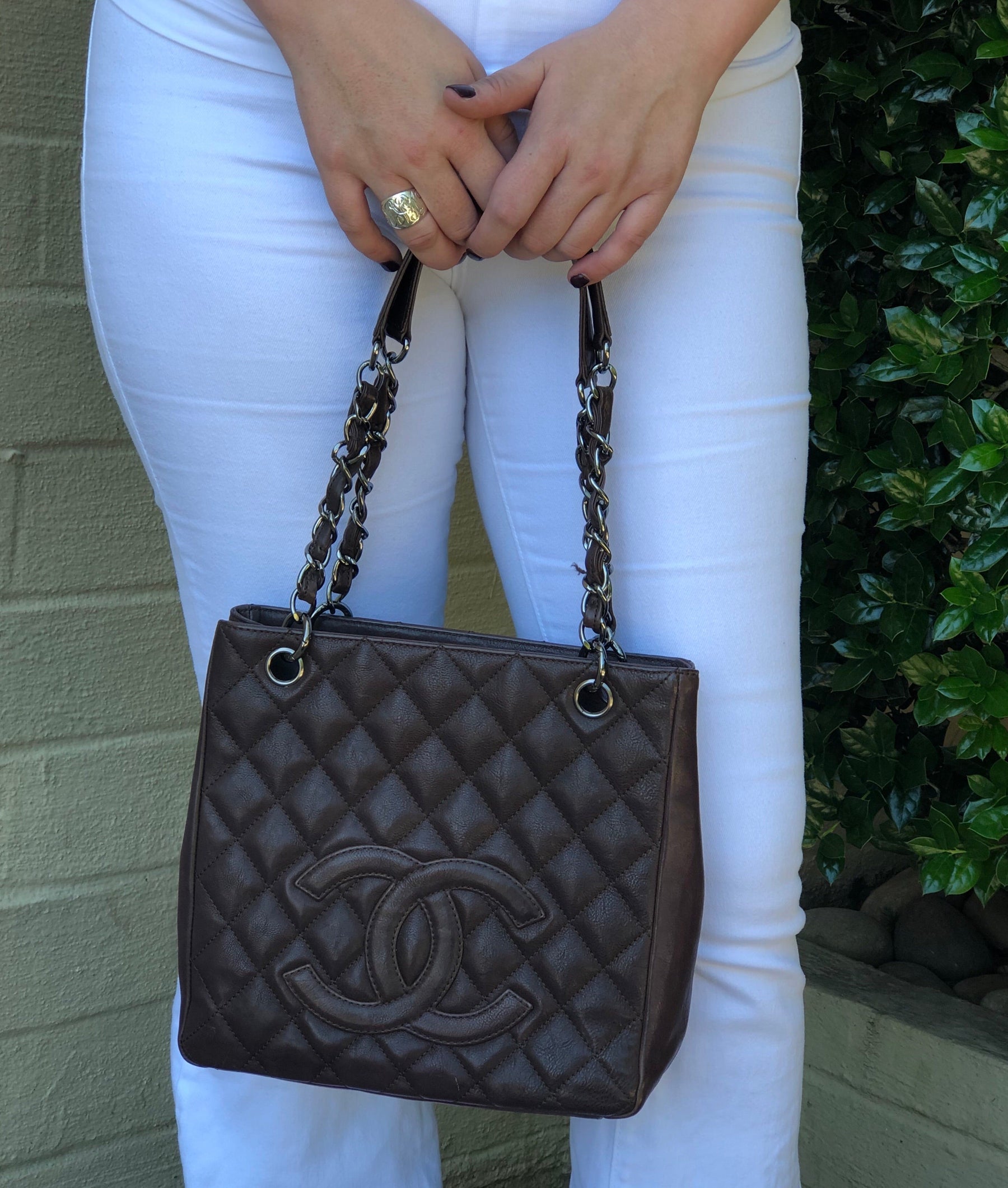 Chanel Petite Shopping Tote - Dress Raleigh Consignment