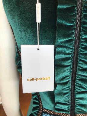 Self-Portrait Velvet Midi Dress