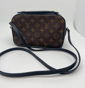 Louis Vuitton Monogram Saintonge | Brown Leather LV Monogram | Brass Hardware | Single Strap | Zip Closure with Two Zippers | Great Condition | Dust Bag Included