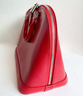 Louis Vuitton Epi Alma PM Rouge