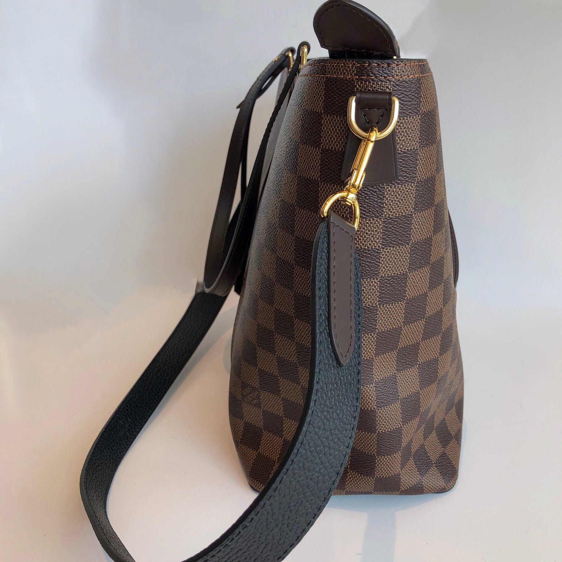 LOUIS VUITTON Damier Ebene Jersey Black 1250378